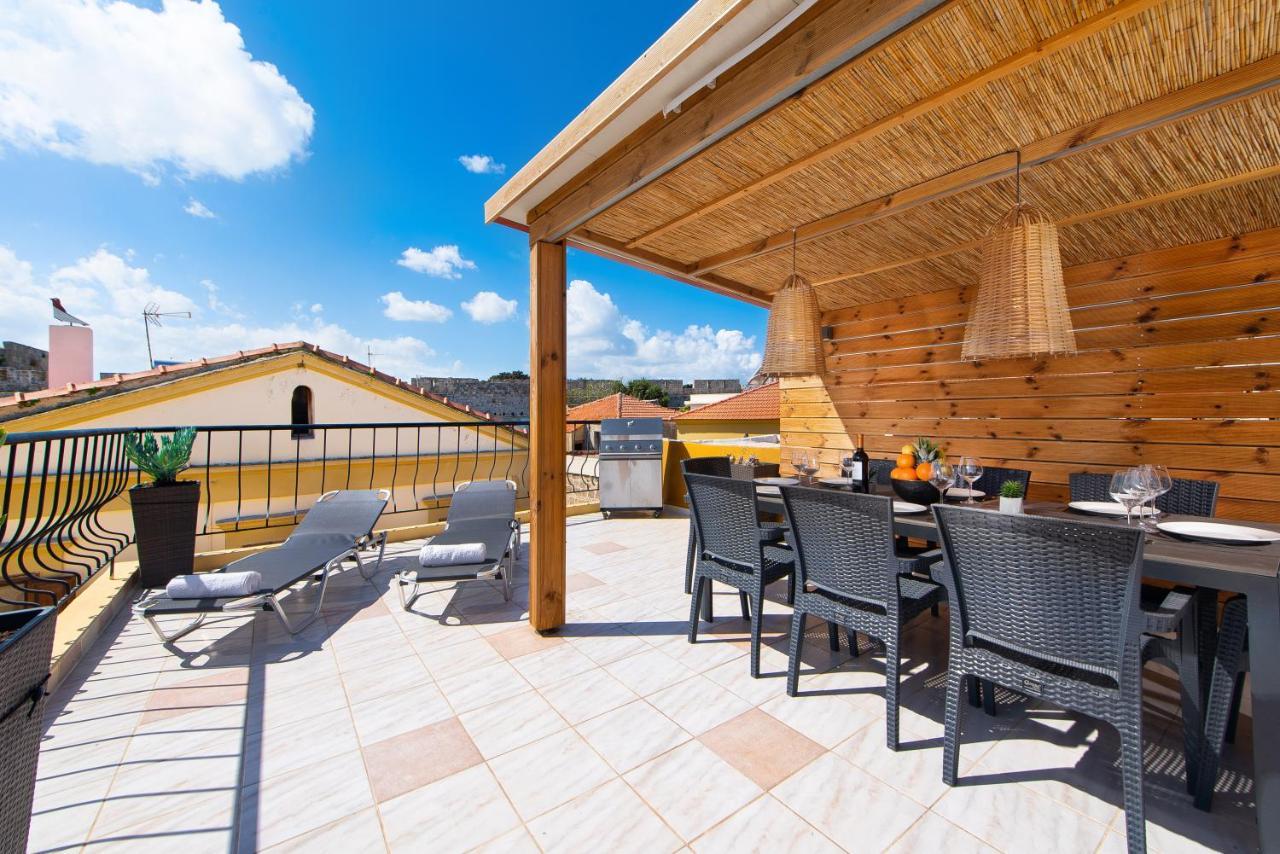 A Unique 3-4 Bedrooms House In Old Town Rhodes City エクステリア 写真